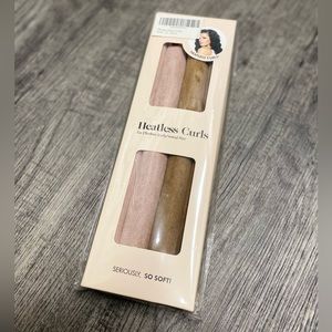 Heatless Hair Curlers 100% Vegan Satin Pink/Purple